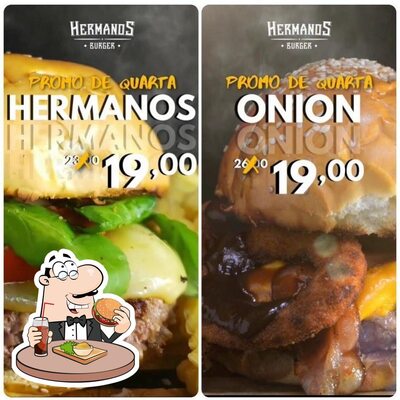 Os hambúrgueres do Hermanos Burger irão satisfazer uma variedade de gostos
