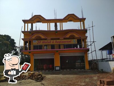 The outside part is an important feature of JP Hotel and Restaurant