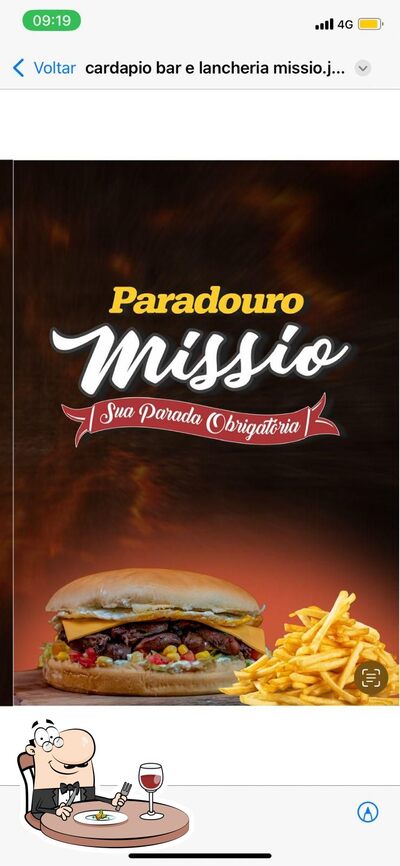 Platos en Paradouro Missio