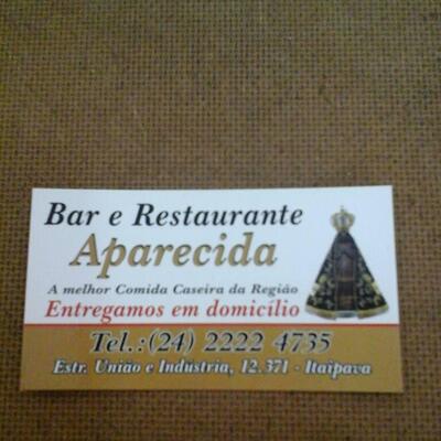 O logotipo do Restaurante Aparecida
