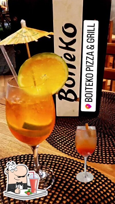 Você pode desfrutar de uma bebida do menu