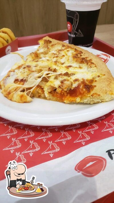 No Pizza Hut, você pode pedir pizza