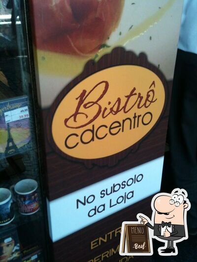 Aqui está a publicidade do Bistrô CD Centro