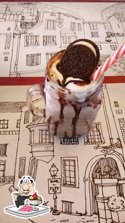 Café HotBox offers a selection of sweet dishes