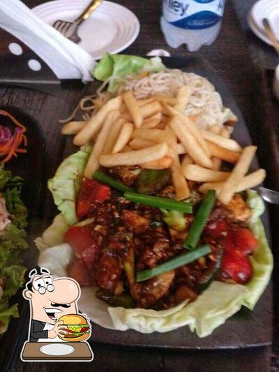 Treat yourself to a burger at Fat Panda