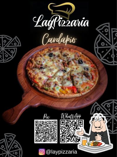 Comida em LayPizzaria