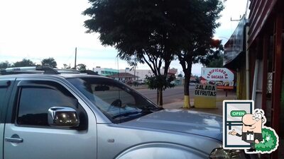 O exterior do Cantinho da Costela