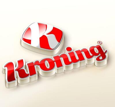 O Mercado e Padaria KRONING tem seu próprio logotipo