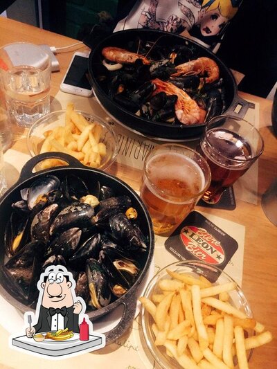 Vous pouvez prendre des frites en tant qu'accompagnement ou collation