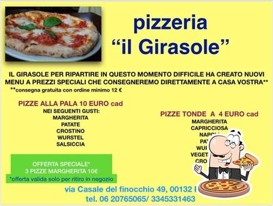 Scegli tra le molte varianti di pizza