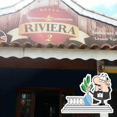 Você pode espairecer no na área externa do Restaurante e churrascaria riveira 2