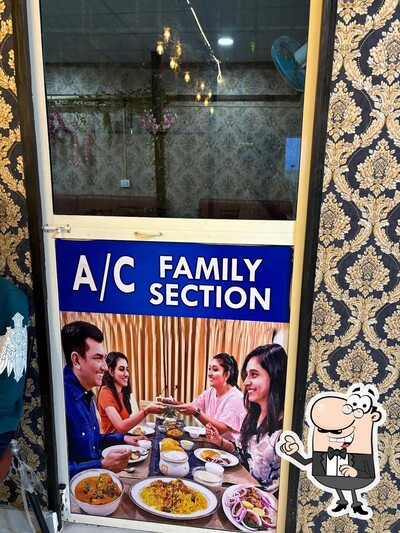Check out how Hotel Bhupathi's Grand A/C family Restaurant looks inside