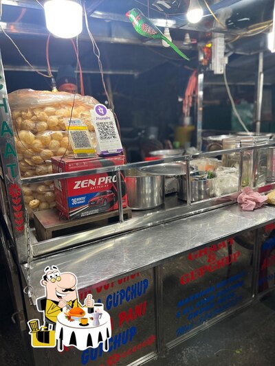 Food at Raj Gupchup Stall