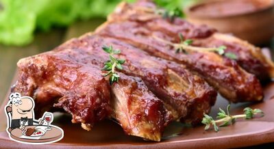 Escolha refeições de carne do menu
