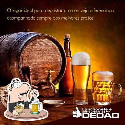 Você pode tomar um copo de cerveja leve ou escura