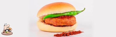 Treat yourself to a burger at Suraj Tea Snacks Centre