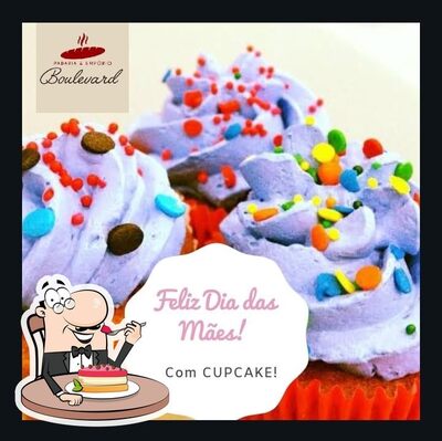 Padaria e Empório Boulevard oferece uma variedade de pratos doces