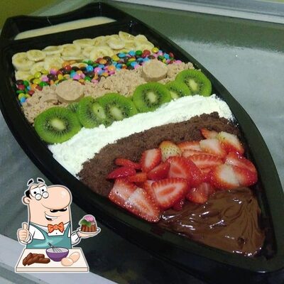 Mania milk shake provê uma seleção de pratos doces