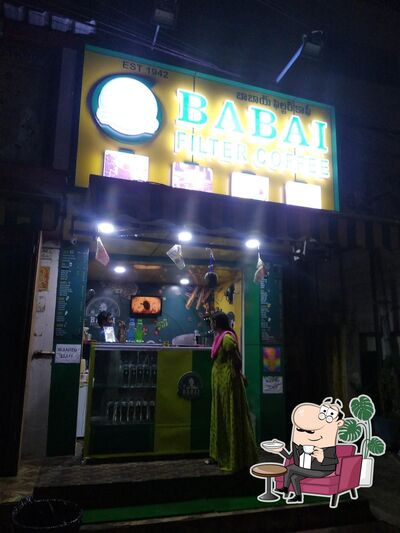 The interior of Babai Filter Coffee