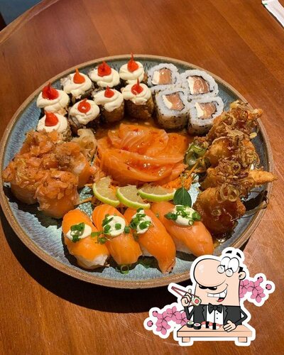 Comida em Tsuki Sushi