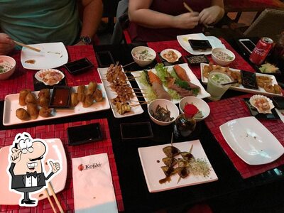 O interior do Kojiki Fusion Food