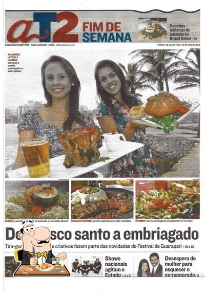 Comida em Bistro Crepúsculo Creperia Francesa