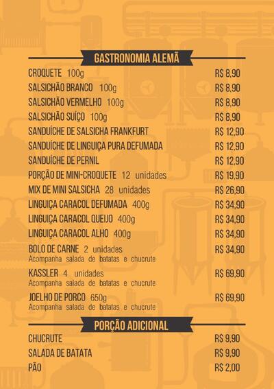 A publicidade mostra informações sobre o Brewgarden Petrópolis