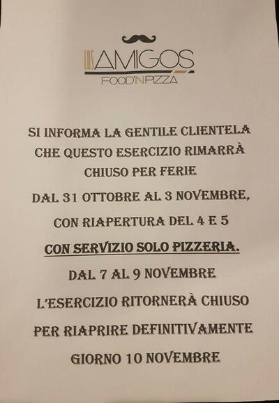 Ecco la pubblicità di LosAmigos Augusta
