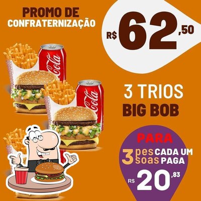 Os hambúrgueres do Bob's Irecê Irecê BA irão satisfazer uma variedade de gostos