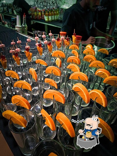 Food at Infinity Bartenders