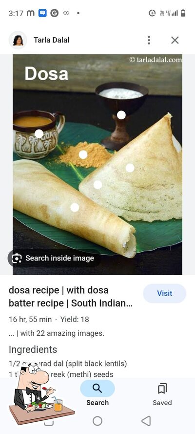 Food at Vijaylaxmi Idli Centre