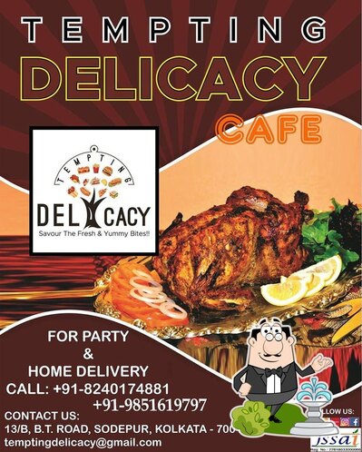 Check out the outside area of Tempting delicacy