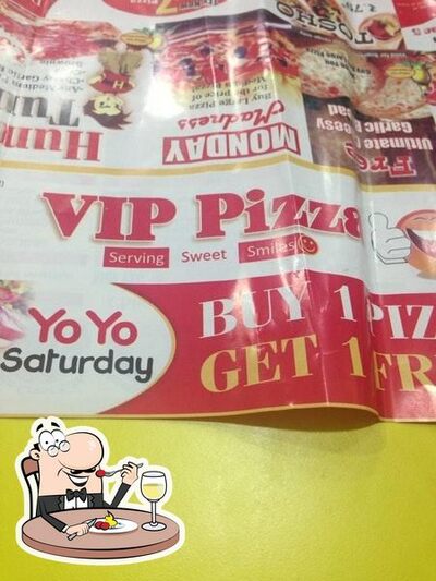 Food at VIP Pizza
