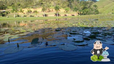 Veja a área externa do Restaurante Reserva Aroeira