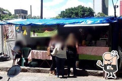 Veja a área externa do Tapioca da tia Anjinha