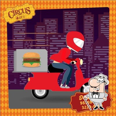 Veja o exterior do Circus Snack Bar