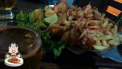 Platos en Quintal da pizza