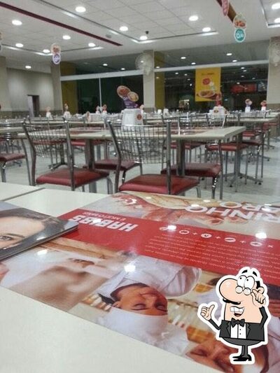O interior do Habib's