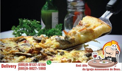 Comida em Pizza da HORA