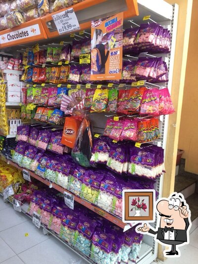 O interior do Hiper Doce