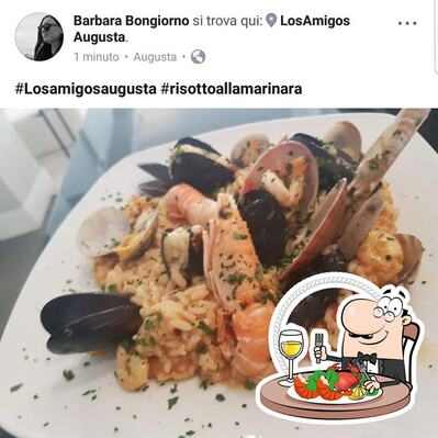 Prenditi tra i vari piatti di mare disponibili alla pizzeria LosAmigos Augusta