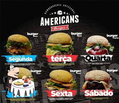 Americans Burguer oferece uma gama de opções para os amantes dos hambúrgueres