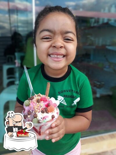 SORVETERIA BRANDÃO provê uma seleção de pratos doces