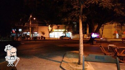 Desfrute da vista da área externa do Pizzaria Reami