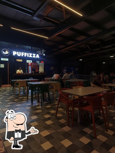 Check out how Puffizza ( Funblast Mehsana) looks inside