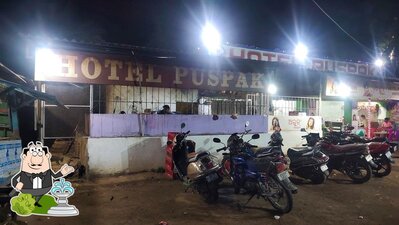 The exterior of Puspak Dhaba