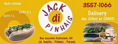 Consiga um hambúrguer no Jack Di Pinhais
