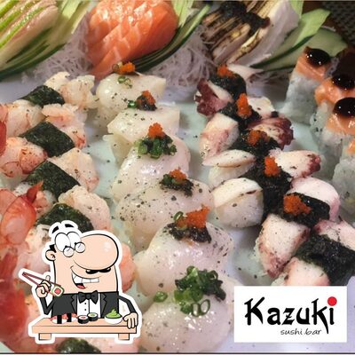 Presenteie-se com sushi no Kazuki Sushi Bar