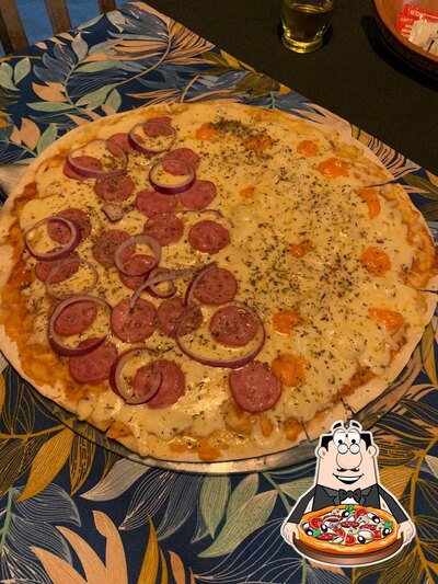 No Pizzaria Mahresias, você pode provar pizza