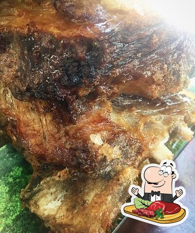 Experimente refeições de carne do menu
